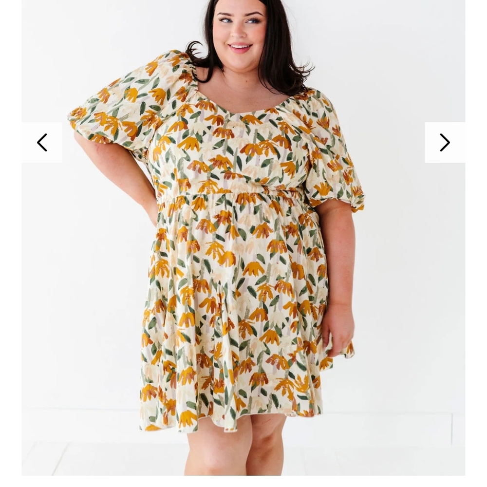 Livy&Kate Clothing Floral Print Women's Dress 3x